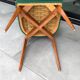 Suite of 6 scandinavian style chairs