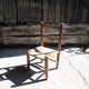 Ancienne chaise paillée enfant