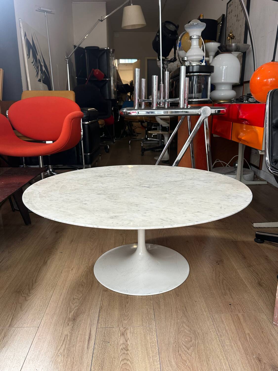 Eero Saarinen coffee table, vintage Knoll edition
