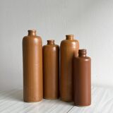 Set of old stoneware bottles