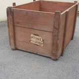 Large wooden transport crate
