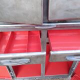 1950 industrial style high metal buffet