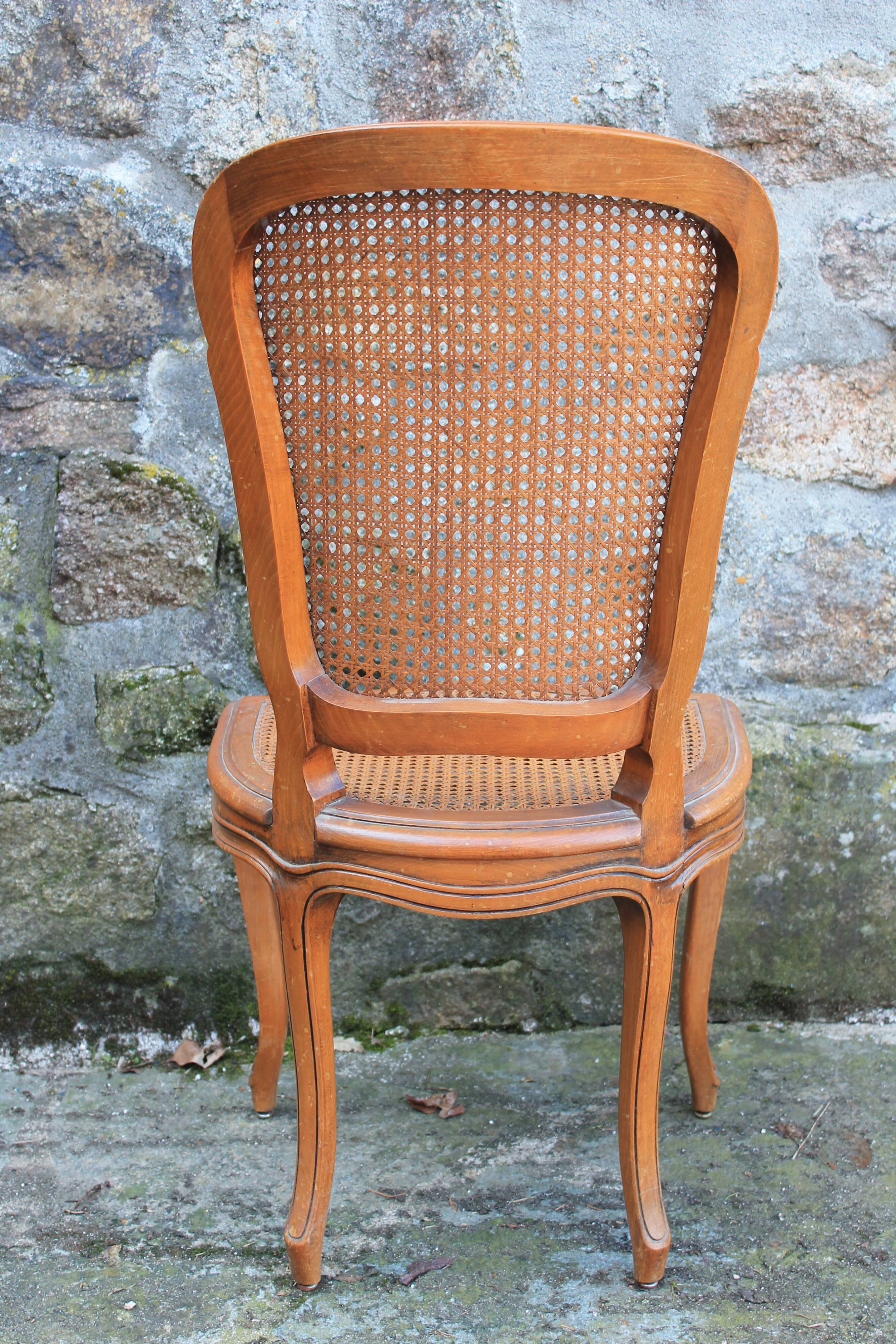 Set of 6 regency chairs