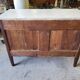 Louis xvi style mahogany 3-drawer chest of 19th century