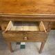 Desk desk in pitchpin early 20th century with drawer