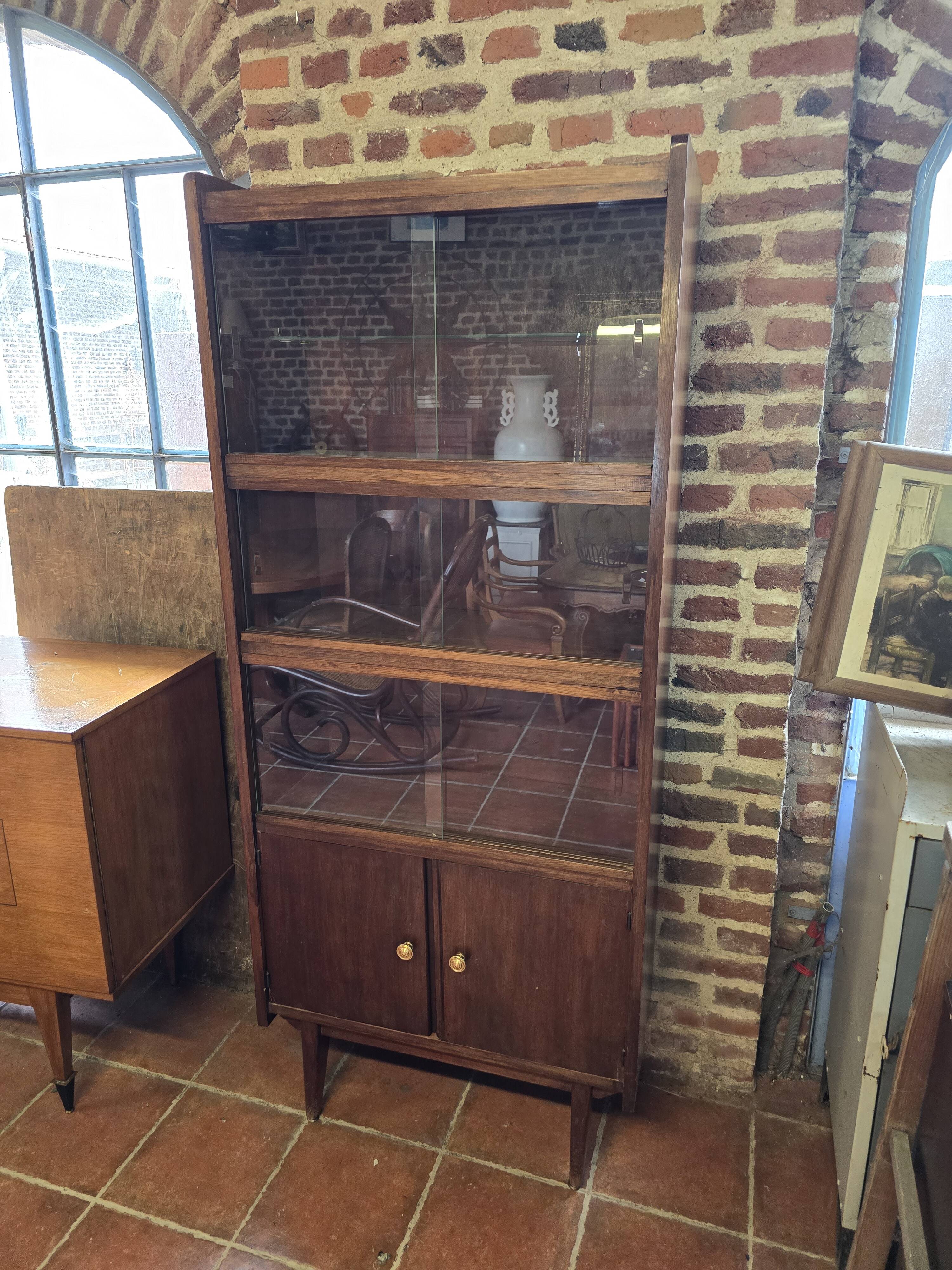 Vintage teak bookcase from the 60s