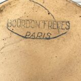 Blue pot in glazed stoneware - Bourdon Frères Paris