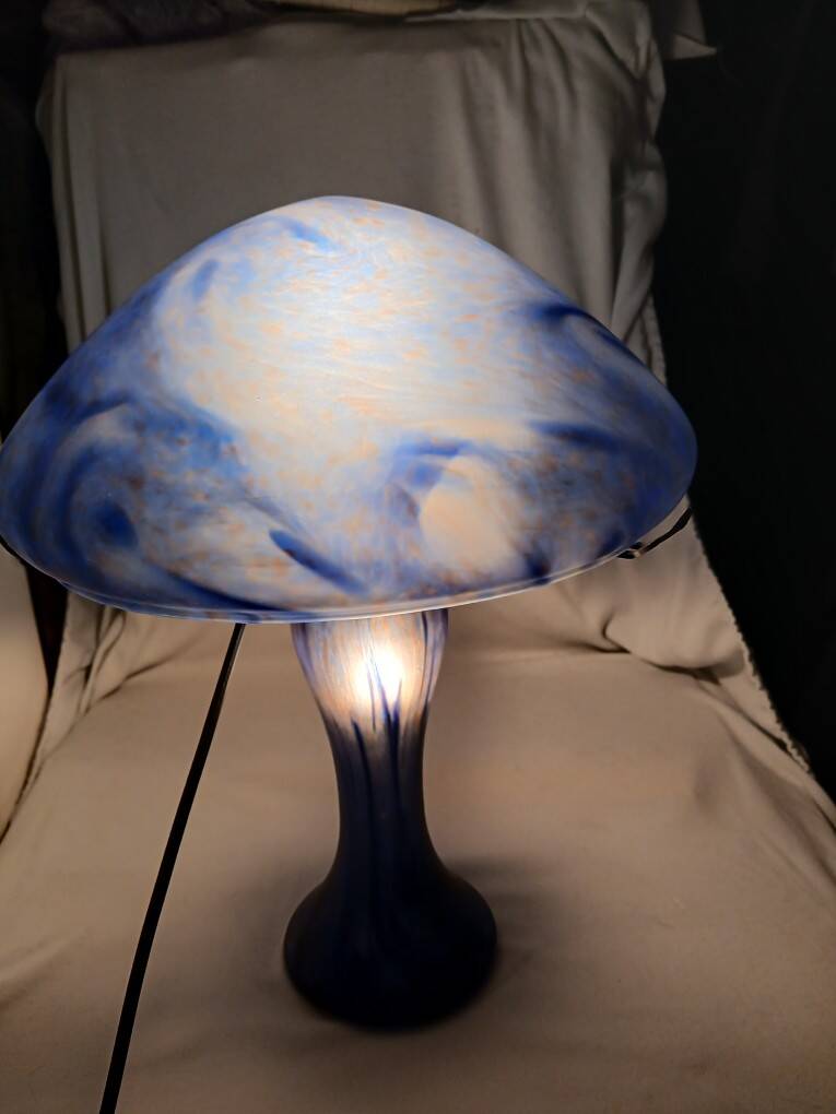 Lampe champignon Verrerie de Vianne
