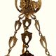 Art deco basin lamp 1925 noverdy france "registered design" and bronze mount