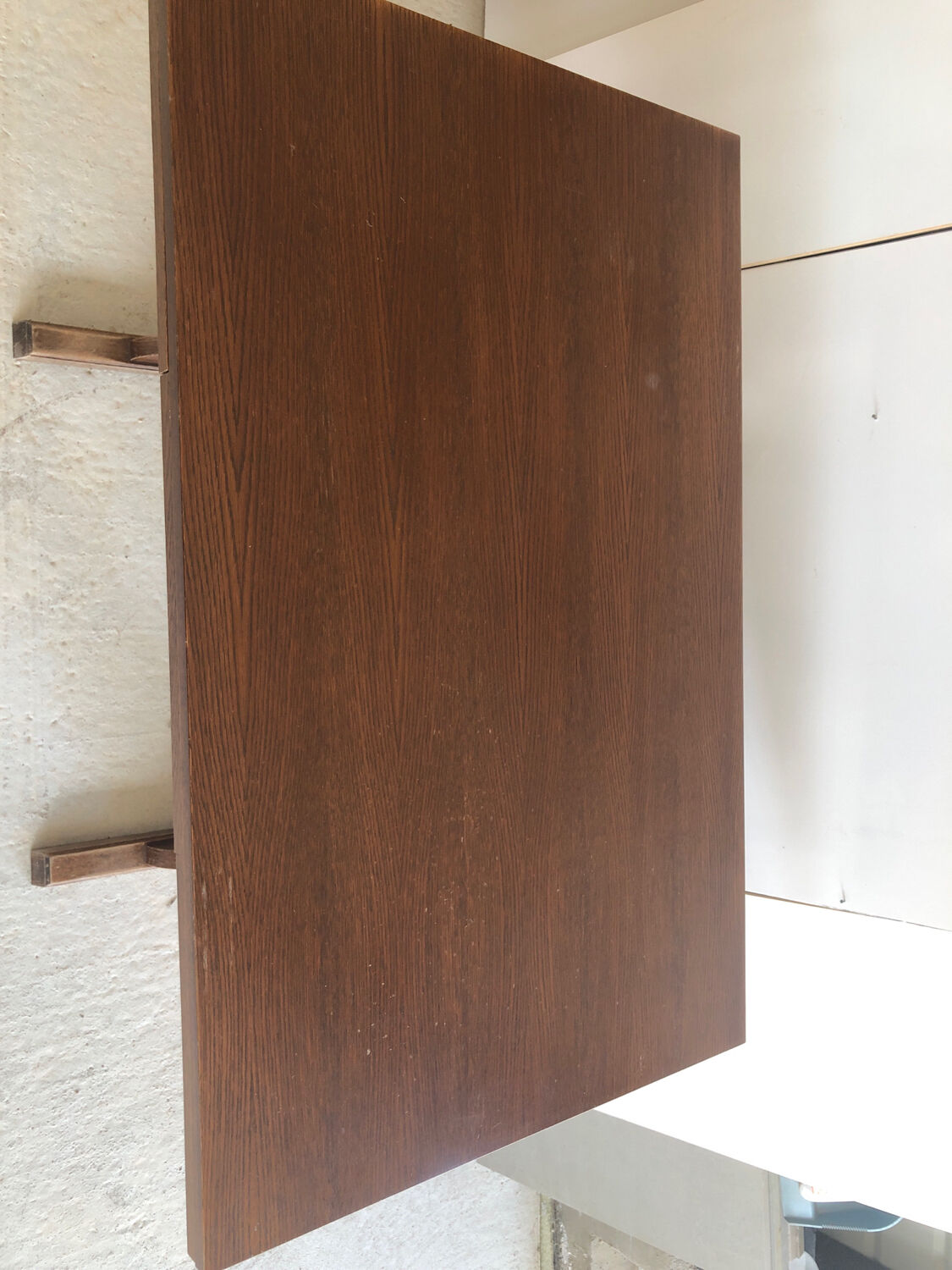 Table bistrot Vintage en bois avec rallonge