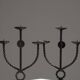 Pair of Brutalist Candlesticks, 1950s