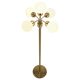 Space Age Brass Sputnik Floor Lamp by Kamenicky Senov / Preciosa, 1970s