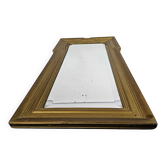 Art déco – Miroir tabernacle – doré – verre taillé – 19e siècle