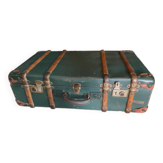 Old vintage travel trunk