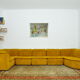 Corduroy modular sofa 1970s