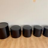 Stools and Side Table by Verner Panton, 1965, Set of 5