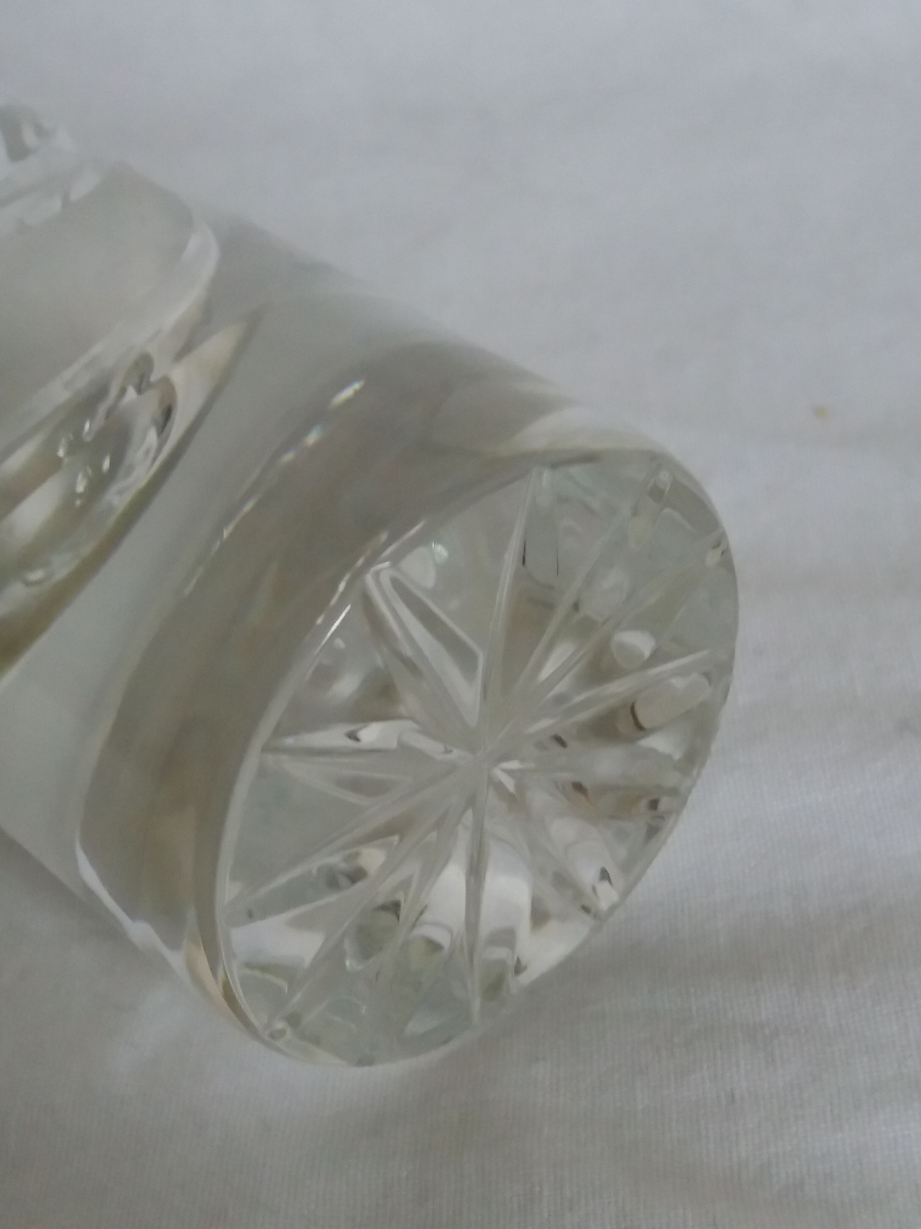 Glass or cut crystal soliflore vase