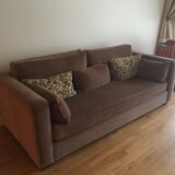 3-seater velvet sofa