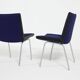 Set of 4 Danish Modern ‘Airport’ chairs by Hans J. Wegner