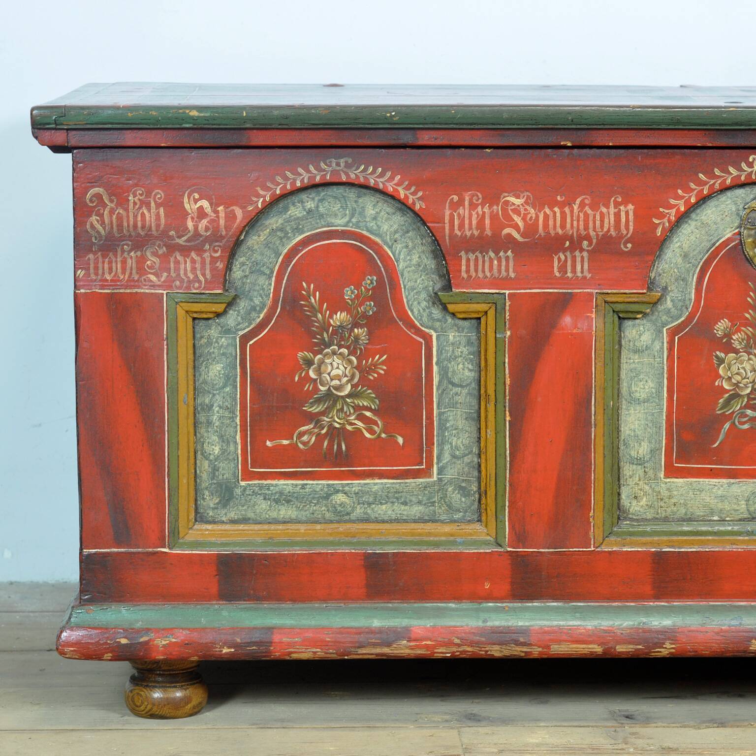Folk-Art Bridal Chest, anno 1829