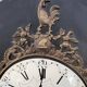 Horloge comtoise coq morbier