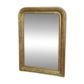 Antique Louis Philippe gilded mirror - 103 x 74 cm