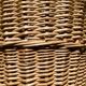 Panier en osier vintage