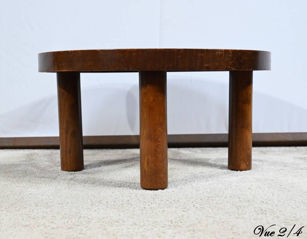 Small Salon Table in Ceramic by Vallauris, signed R.Capron, Collection Les Herbiers - 1960