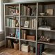 Old shop bookshelf