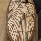 Ceramic coffee table, Vallauris, 1960