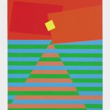 "Composition abstraite" 1971 Li Jagyong