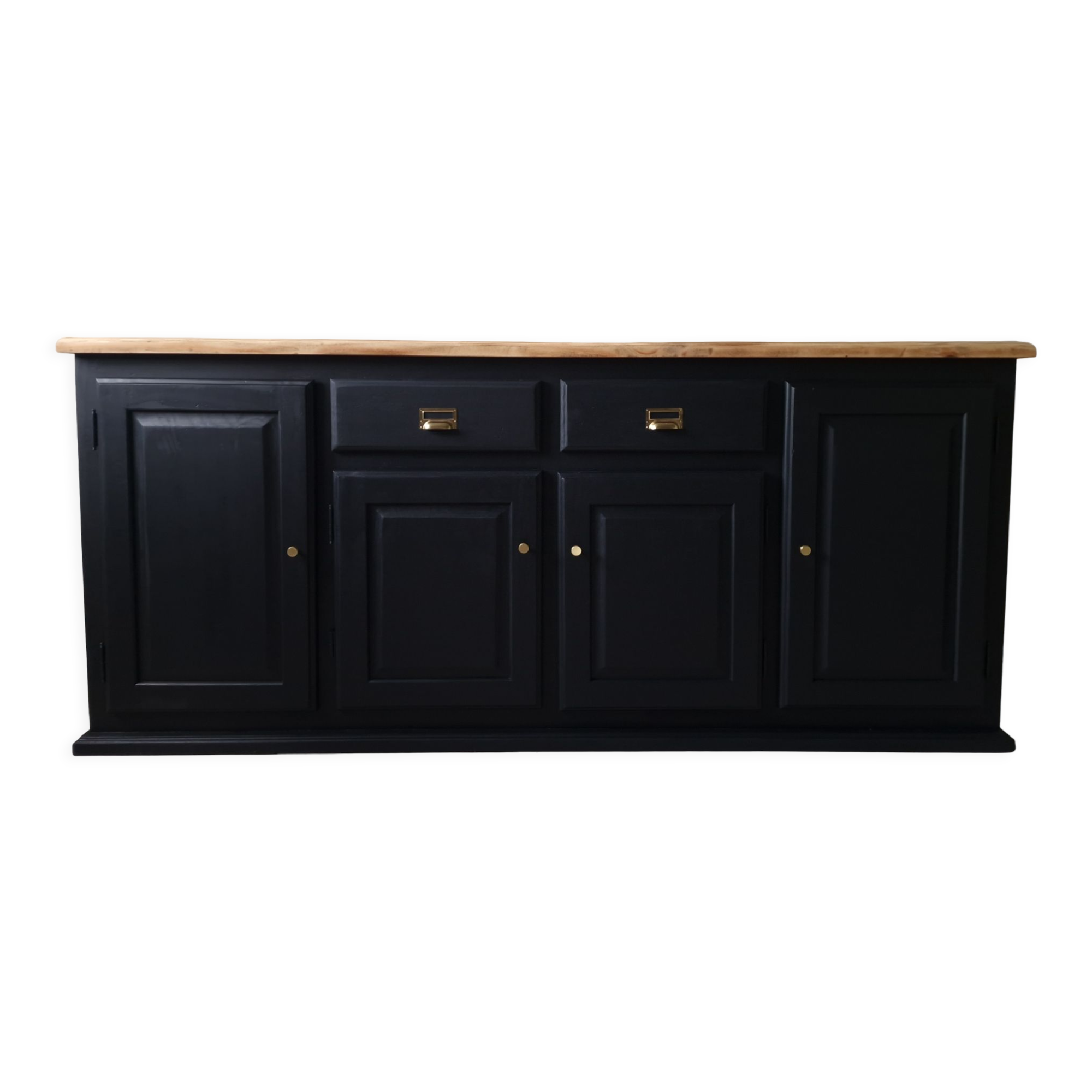 Black antique sideboard