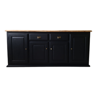 Black antique sideboard