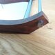 Art deco rectangular mirror top