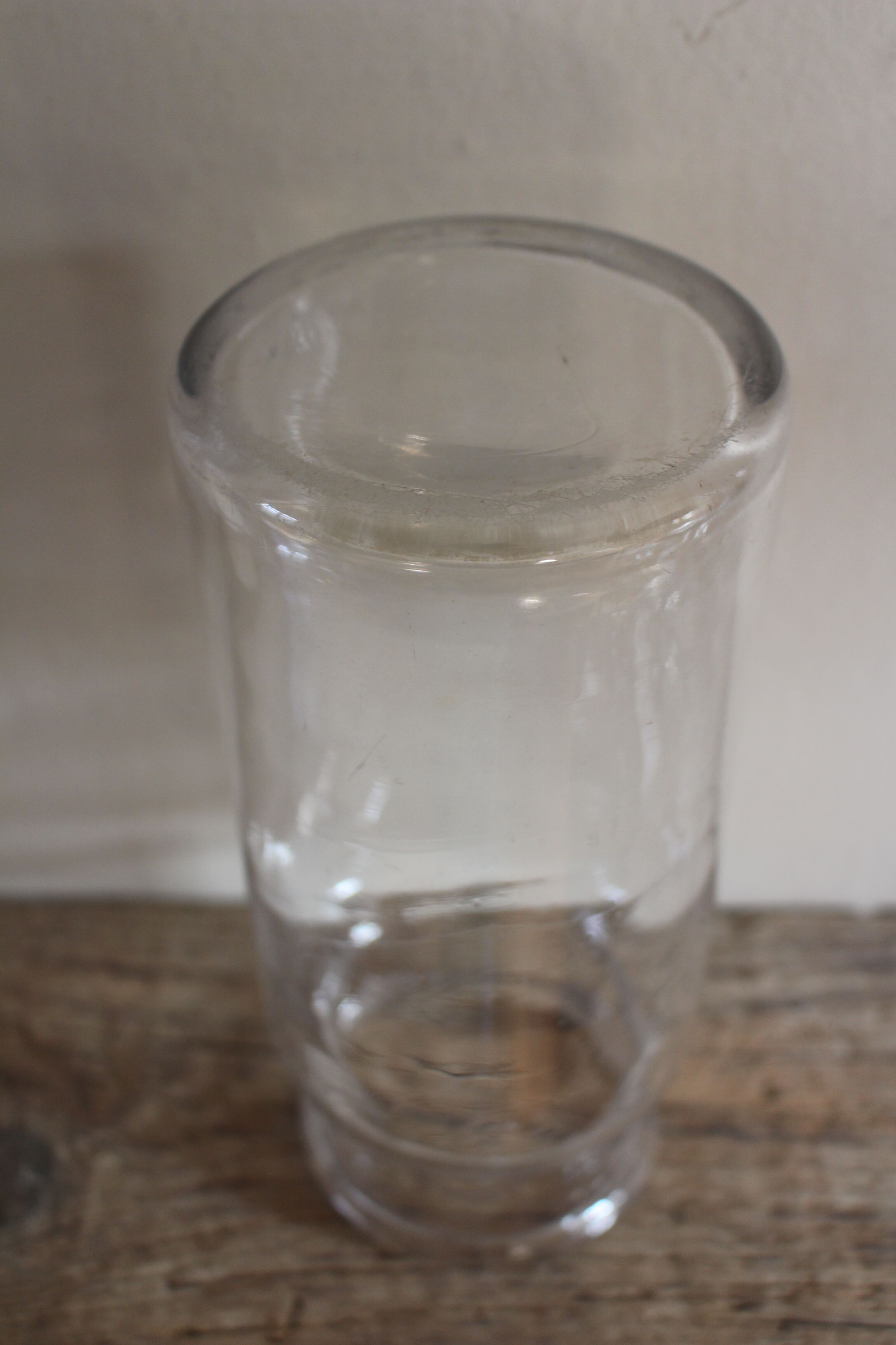 Conservation bottle transparent glass deco diversion