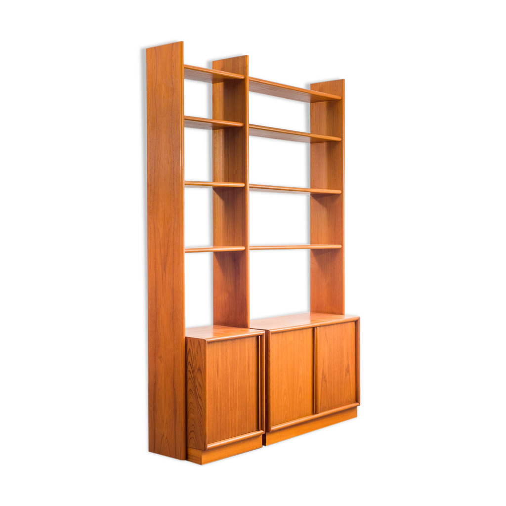 Étagère /séparation de piece, teck, design danois, vintage Selency