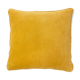 Coussin en velours 50x50cm couleur jaune