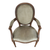 Fauteuils médaillon style Louis XVI
