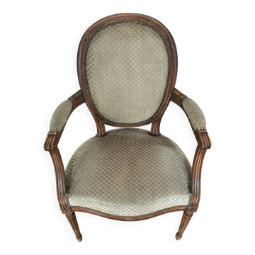Fauteuils médaillon style Louis XVI
