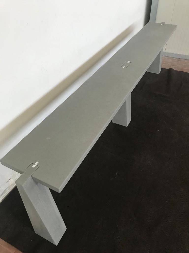 Pietra Serena Model Incas Console Table by Angelo Mangiarotti for Skipper, 1990s