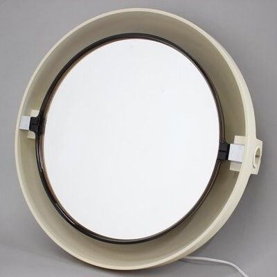 Miroir rétro-éclairé vintage 61cm