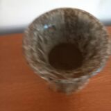 Vintage Artisanal Vase in Speckled Ceramic – Handmade (H 14cm)