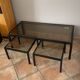 Set of 3 nesting tables by Roche Bobois. 1970.