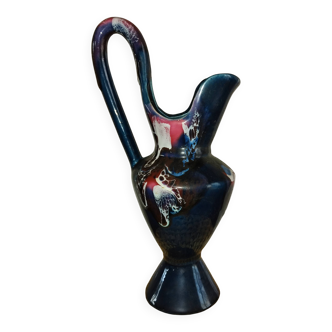 Deep blue Vallauris vase