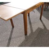Vintage wooden bistro table 1950/1960
