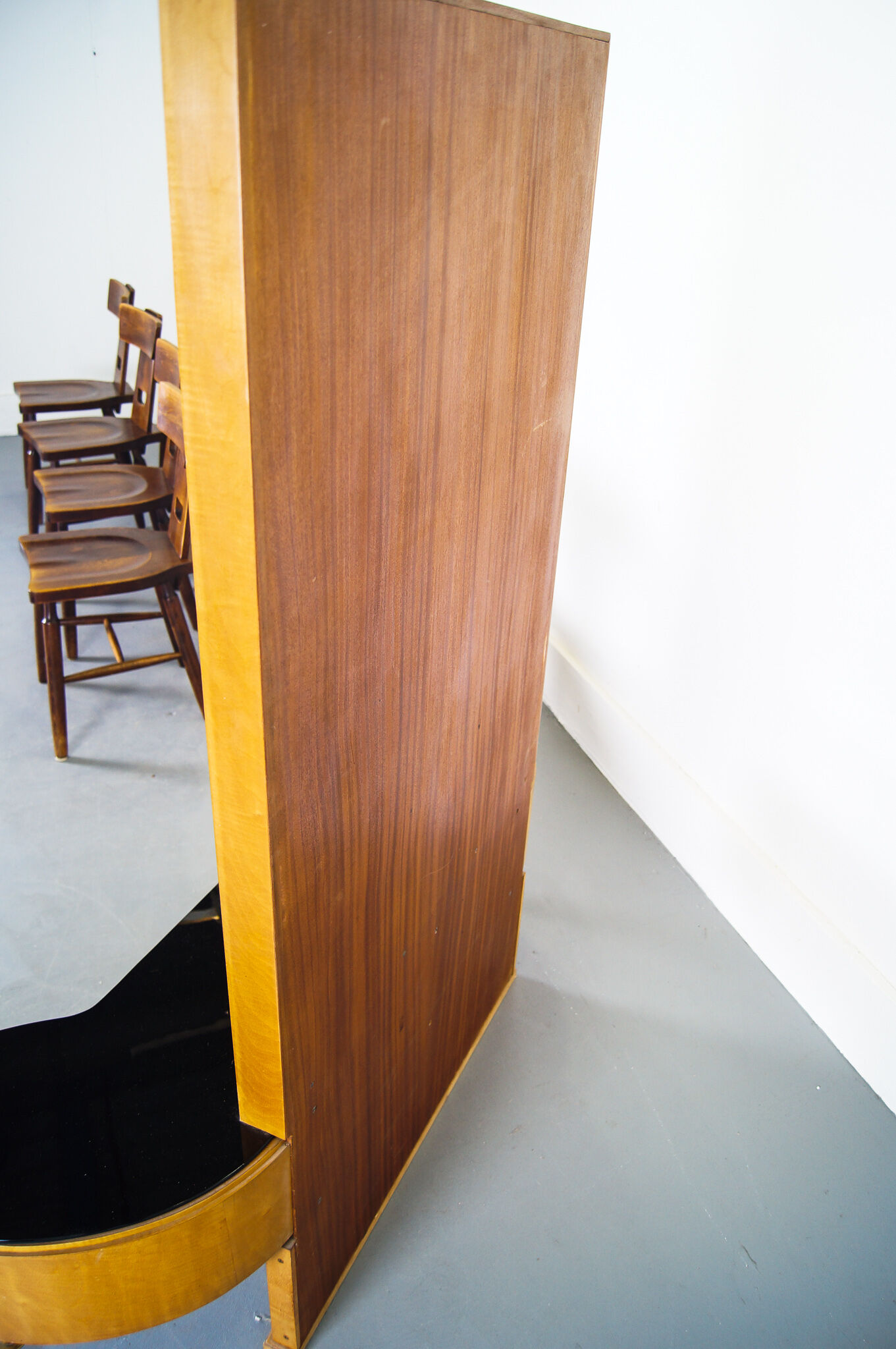 Birch Dressing Table With Large Mirror
