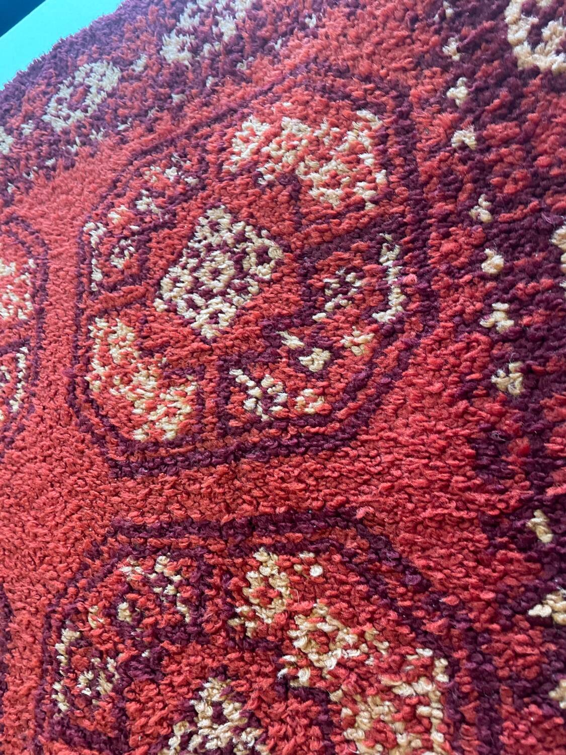 Tapis en laine français vintage