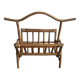 Rattan magazine holder
