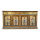 Louis Philippe style sideboard in painted wood and faux marble