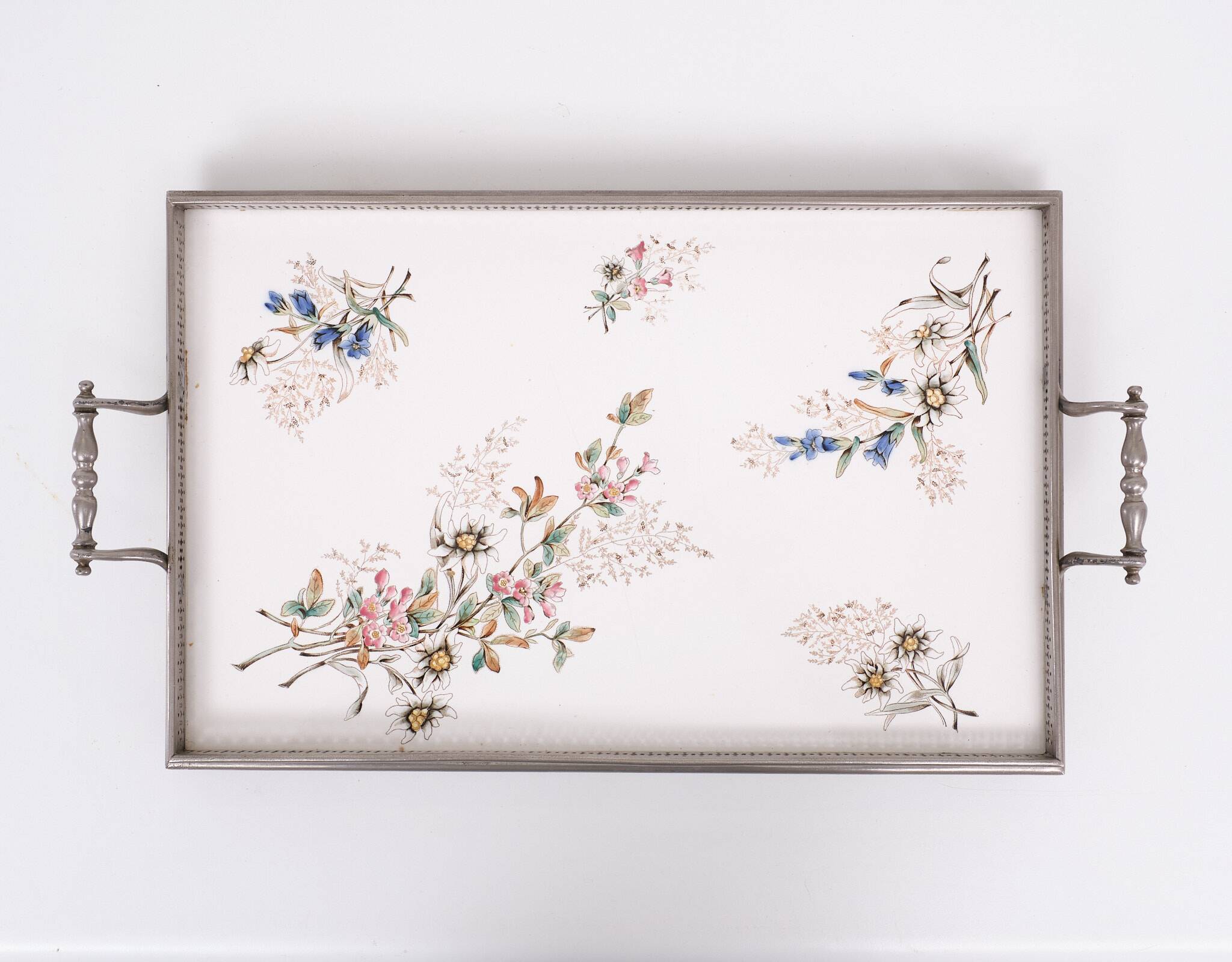 Porcelain serving tray France 1920s